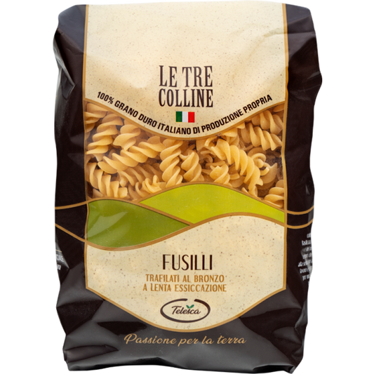 Pasta Fusilli "Le Tre Colline" 500 gr. -BIO Grano Italiano