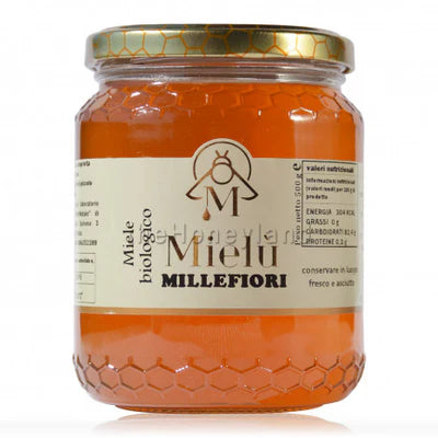 Miele Millefiori biologico delle Dolomiti Lucane 500 GR- Vallenatale